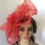 Beautiful Red Net Fascinator
