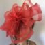 Beautiful Red Net Fascinator Two