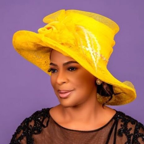 Big Yellow Wedding Hat