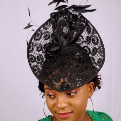 Black European Style Fascinator Two Black European Style Fascinator Two