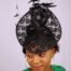 Black European Style Fascinator Two