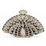 Black and gold Peacock Rhinestone Purse