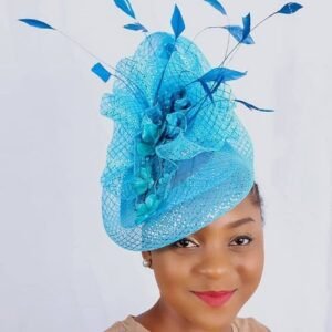 Blue Kentucky Derby Fascinator