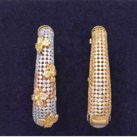 CZ Pave Stars Earring