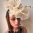 Classic Cream Color Fascinator Two