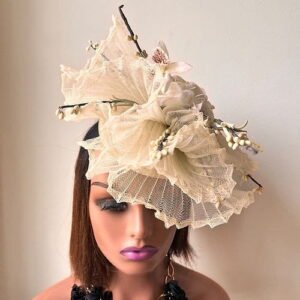 Classic Cream Color Fascinator