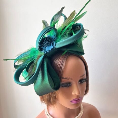 De Classic Green Fascinator Three De Classic Green Fascinator Three
