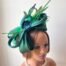 De Classic Green Fascinator Three