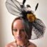 Derby Black and Gold Fascinator Two