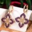 Designer Brand Drop Earrings Two