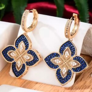 Designer Brand Drop Earrings