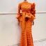 Dora lace skirt and blouse Back Front three