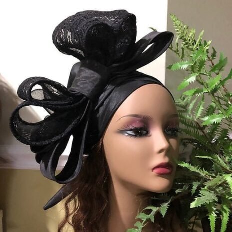 Double Bow Lace Turban