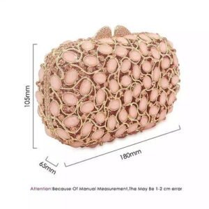 Elegant Diamond Crystal Clutch