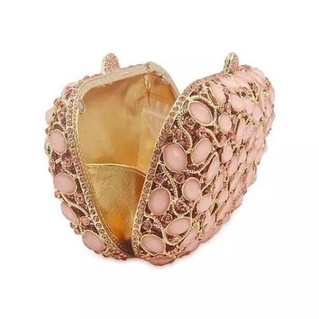 Elegant Diamond Crystal Clutch Interior Elegant Diamond Crystal Clutch Interior