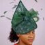 Emerald Green Derby Fascinator Two