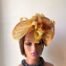 Fancy Gold Ribbon Fascinator Two