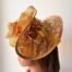 Fancy Gold Ribbon Fascinator Three