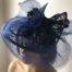 Floral Marsh Veiled Asymmetric Fascinator Two