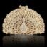 Gold Crystal Peacock Purse Four