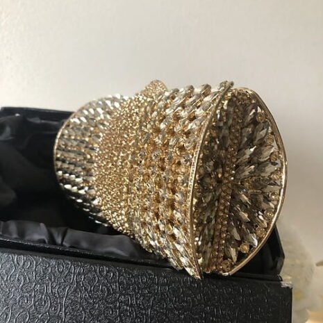 Gold Crystal Clutch Gold Crystal Clutch