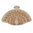 Gold Peacock Rhinestone Purse