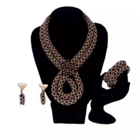 Handmade Crystal Necklace Sets