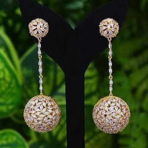 Jade Big Drop Earring