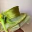 Light Green Handmade Flower Hat Two