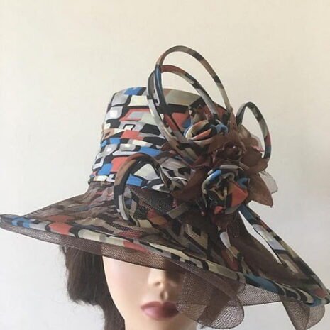 Multicolor Vogue Cocktail Hat Two Multicolor Vogue Cocktail Hat Two