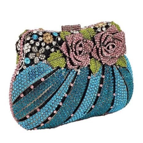 Multiple Color Flower Purse