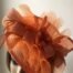 Orange Flower Fascinator Two