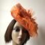 Orange Flower Fascinator Seven