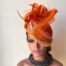 Orange Fascinator