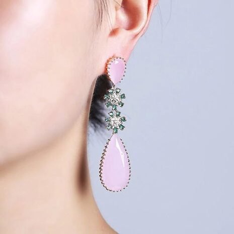 Pink Dance Party Earrings Three Pink Dance Party Earrings Three