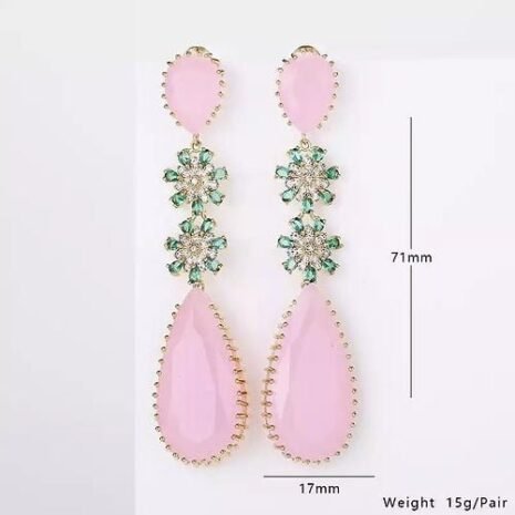 Pink Dance Party Earrings Four Pink Dance Party Earrings Four