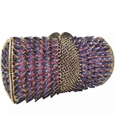 Purple Crystal Purse One Purple Crystal Purse One