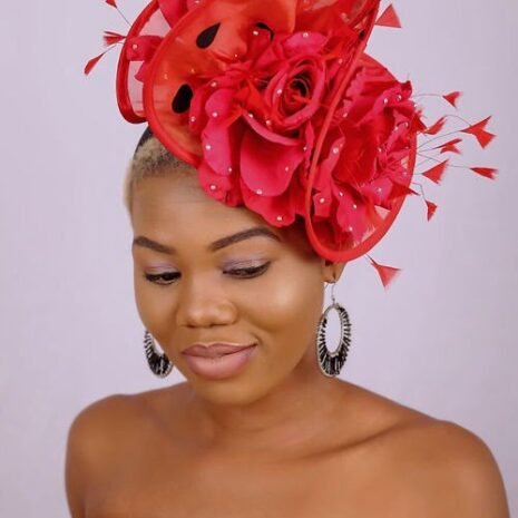 Red Grace’s Fascinator