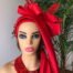 Red Rose Headwrap