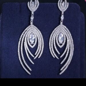 Silver chandelier Earrings