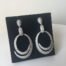 Silver Elegant Teardrop Earrings Two