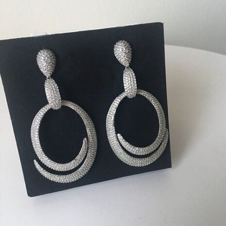 Silver Elegant Teardrop Earrings Three Silver Elegant Teardrop Earrings Three