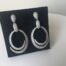 Silver Elegant Teardrop Earrings Three