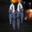 Silver and Blue Cubic Zirconia Earrings