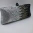 Silver and Black Ombre Crystal Clutch