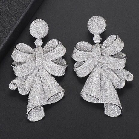 Unique Bowknot Zirconia Earring