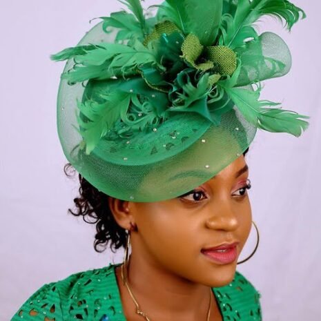 Vintage Green Fascinator Two Vintage Green Fascinator Two