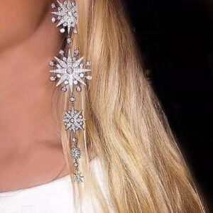 Wedding Stars Teardrop Earrings