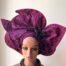 African Auto Gele Ready made Auto Gele with stones Two