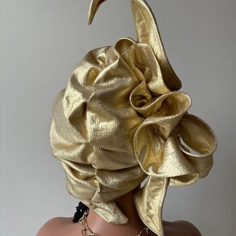 Fascinator Turban Back View Five Fascinator Turban Back View Five